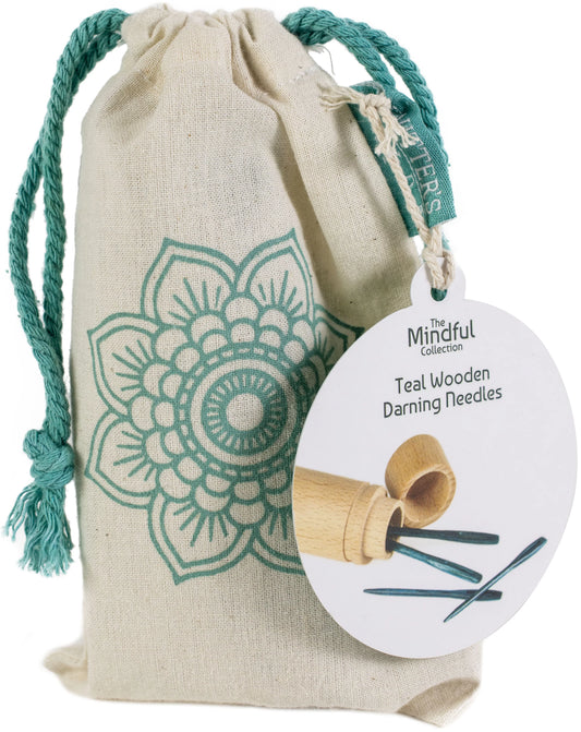 Knit Pro Mindful Collection Teal Darning Needles 36635