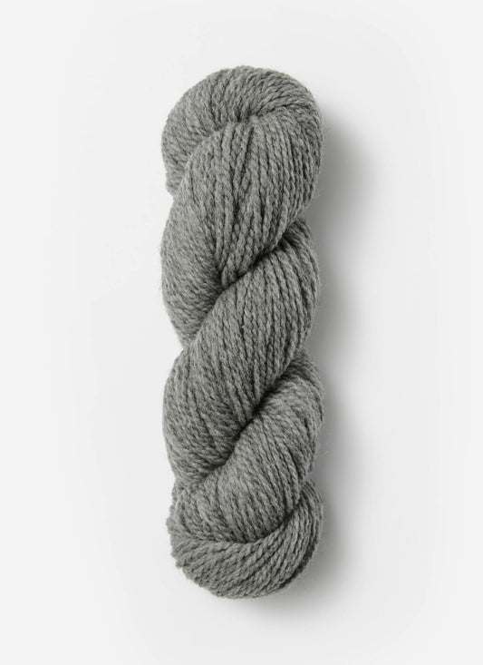 Grey skein of fine highland wool