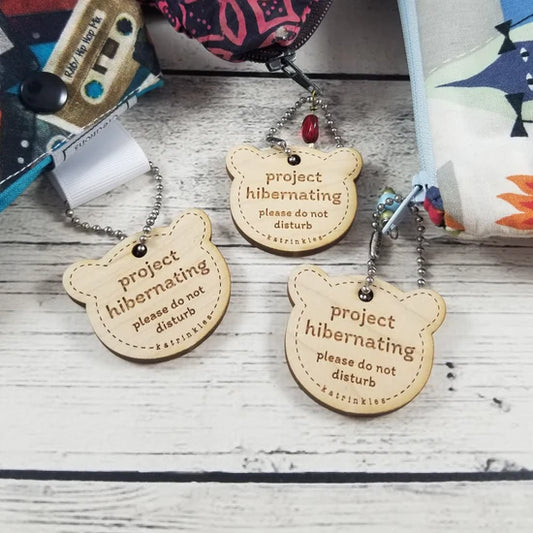 Katrinkles Project Hibernating Bear Bag Tags