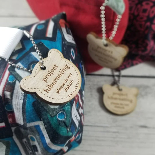 Katrinkles Project Hibernating Bear Bag Tags