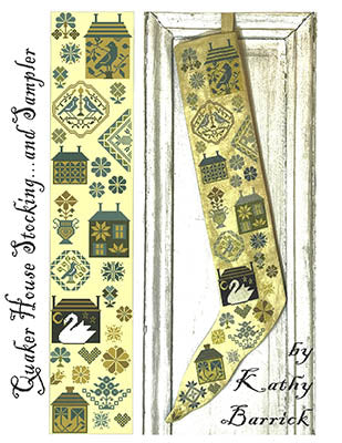 Quaker House Stocking & Sampler - Chart