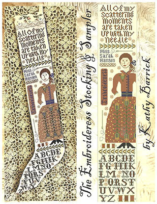 Embroideress Stocking & Sampler - Chart