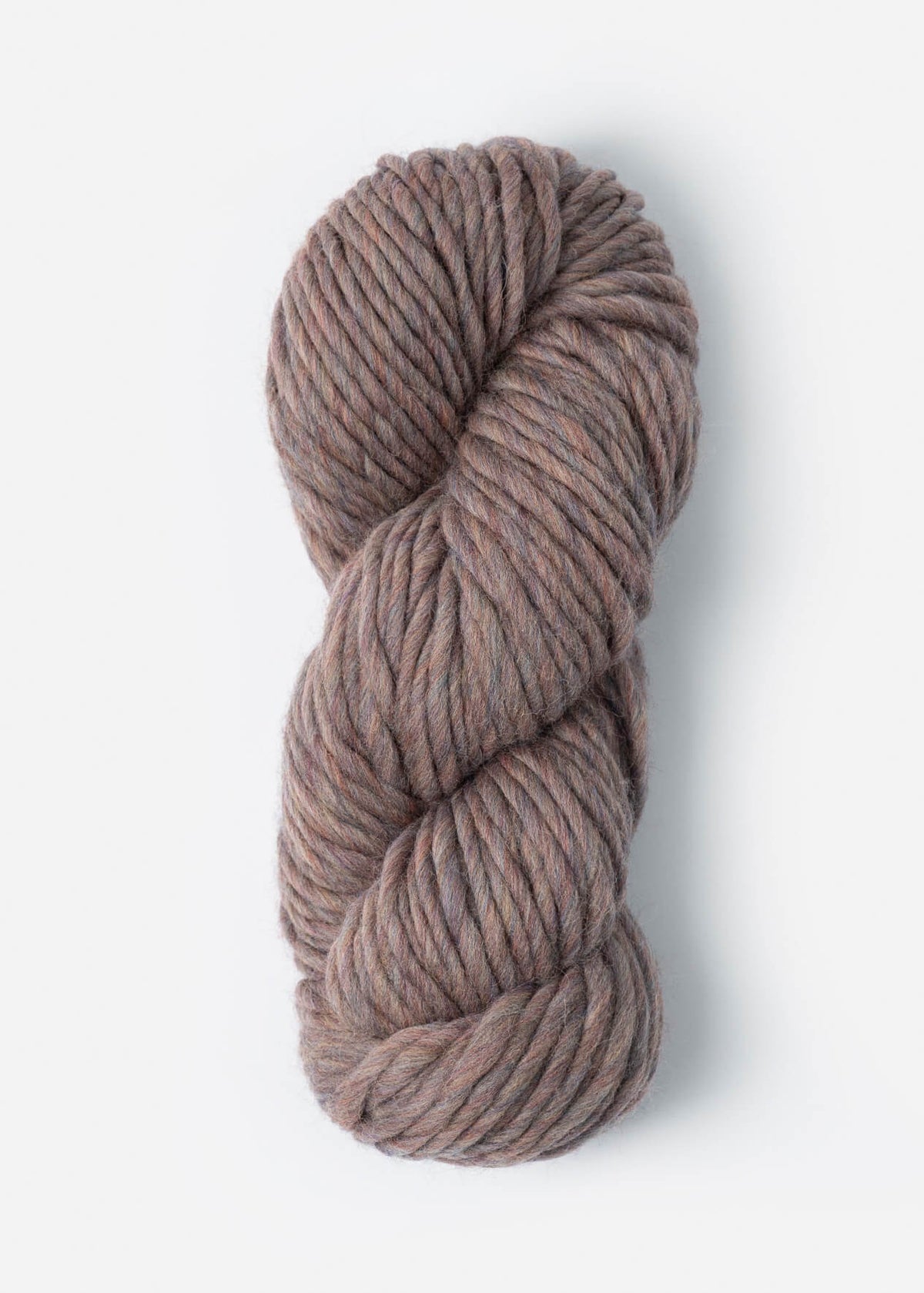 Taupe flecked skein of highland wool yarn