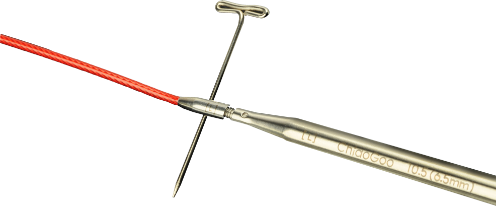 ChiaoGoo TWIST Red Cables 8" (20 cm)