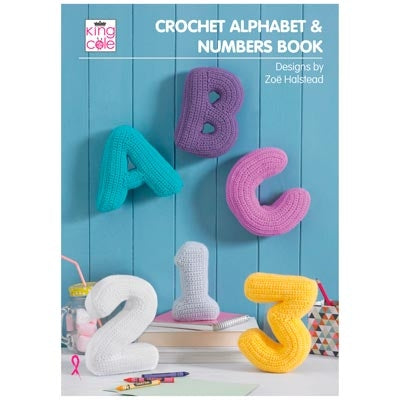 King Cole Crochet Alphabet & Numbers
