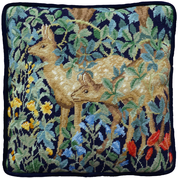 Greenery Deer Needlepoint Kit by Bothy Threads