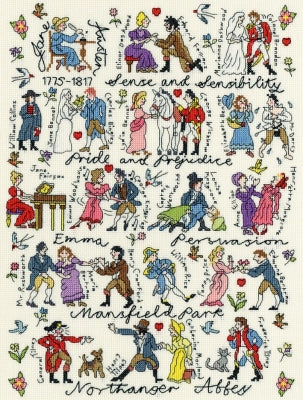 Jane Austen - Cross Stitch Kit