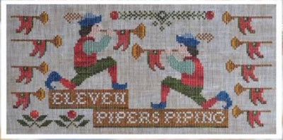 Eleven Pipers Piping - Chart