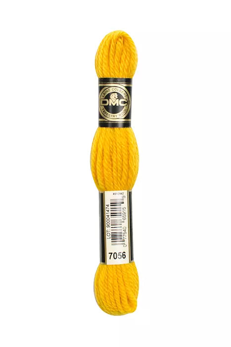 DMC Tapestry Wool Chart - Blanc, Ecru, Noir & 7000 - 7099