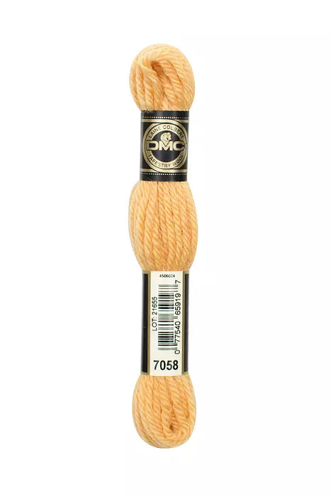 DMC Tapestry Wool Chart - Blanc, Ecru, Noir & 7000 - 7099