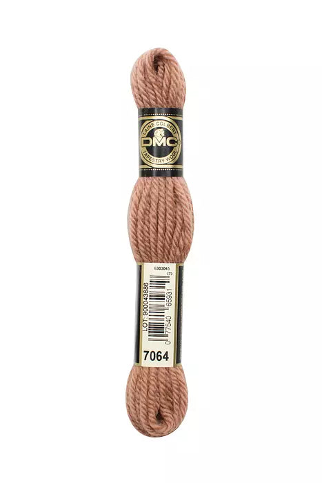 DMC Tapestry Wool Chart - Blanc, Ecru, Noir & 7000 - 7099