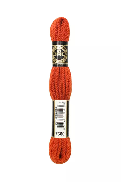 DMC Tapestry Wool Chart - 7301 - 7398