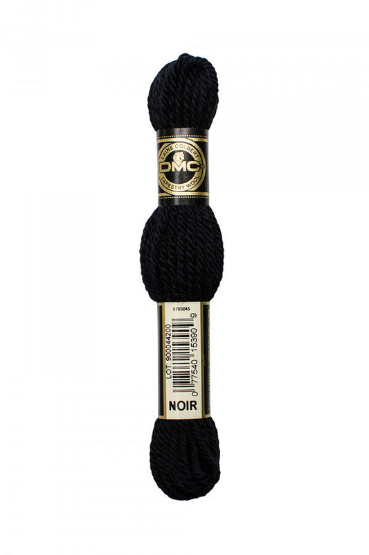DMC Tapestry Wool Chart - Blanc, Ecru, Noir & 7000 - 7099