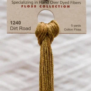 Weeks Dye Works Overdyed Cotton Threads - Dirt Road to Ivy