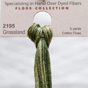 Weeks Dye Works Overdyed Cotton Threads - Dirt Road to Ivy