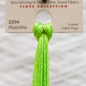 Weeks Dye Works Overdyed Cotton Threads - Absinthe to Camellia