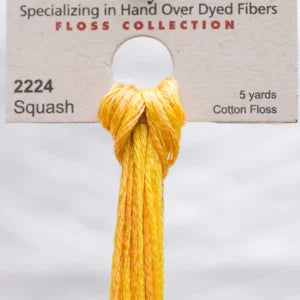 Weeks Dye Works Overdyed Cotton Threads - Oak to Yukon Gold