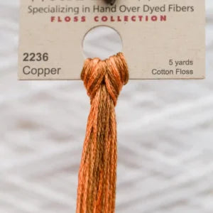 Weeks Dye Works Overdyed Cotton Threads - Candy Apple to Desert