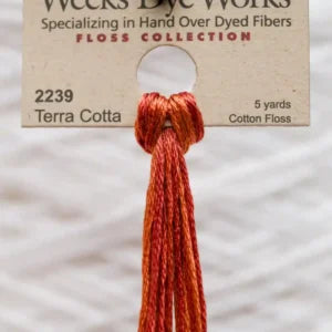 Weeks Dye Works Overdyed Cotton Threads - Oak to Yukon Gold