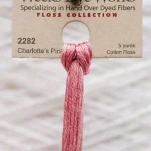 Weeks Dye Works Overdyed Cotton Threads - Candy Apple to Desert