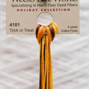 Weeks Dye Works Overdyed Cotton Threads - Oak to Yukon Gold