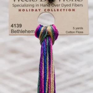 Weeks Dye Works Overdyed Cotton Threads - Absinthe to Camellia