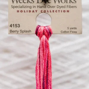 Weeks Dye Works Overdyed Cotton Threads - Absinthe to Camellia