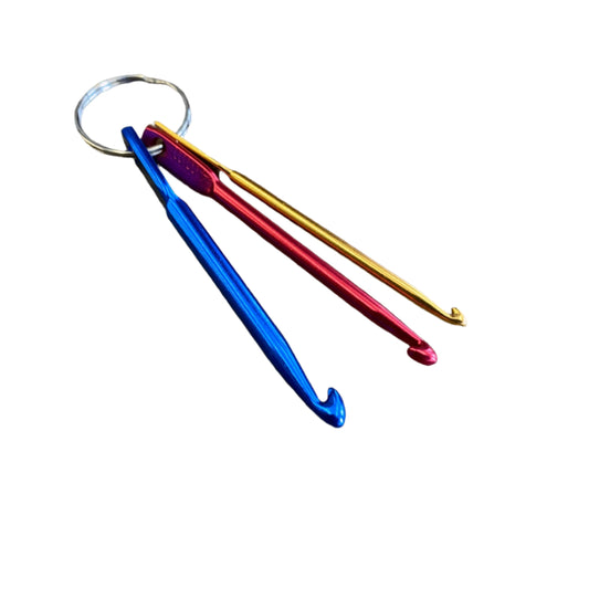 Buttons N Bows Crochet Key Chain