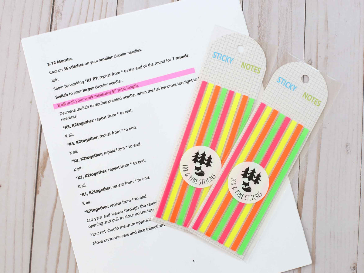Highlighter Sticky Strips