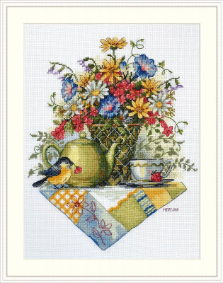 Wildflower Tea - Cross Stitch Kit