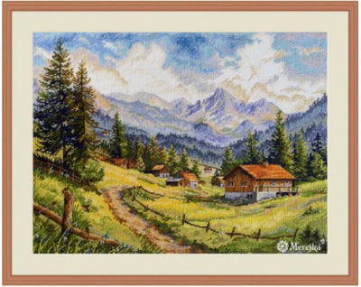 The Chamonix Valley - Cross Stitch Kit