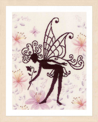Flower Fairy Silhouette 2 - Cross Stitch Kit.