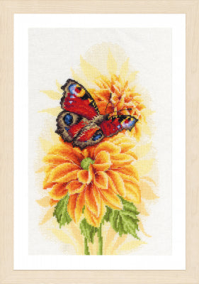 Fluttering Butterfly - Cross Stitch Kit.