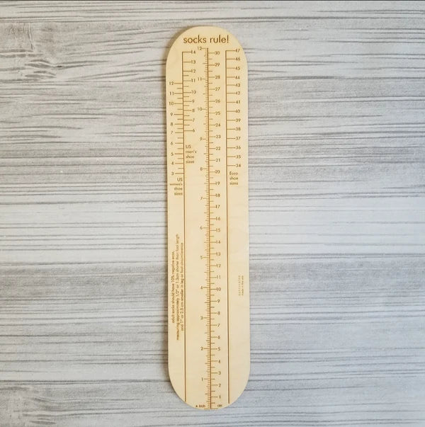 Socks Rule! Ruler for Measuring Socks Adult