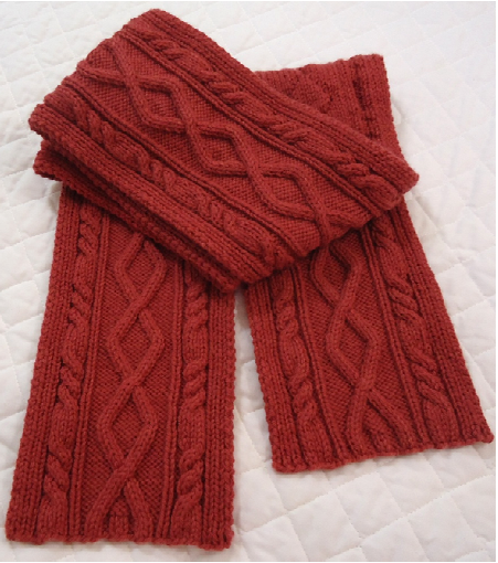 Knit an Aran Scarf