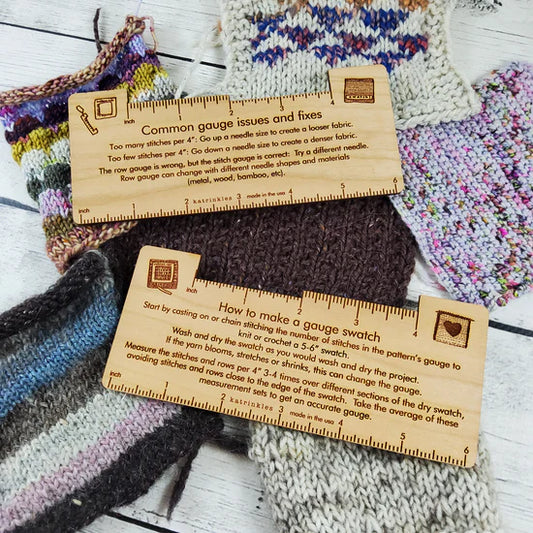 Katrinkles Double Sided Troubleshooting Gauge Swatch Tool