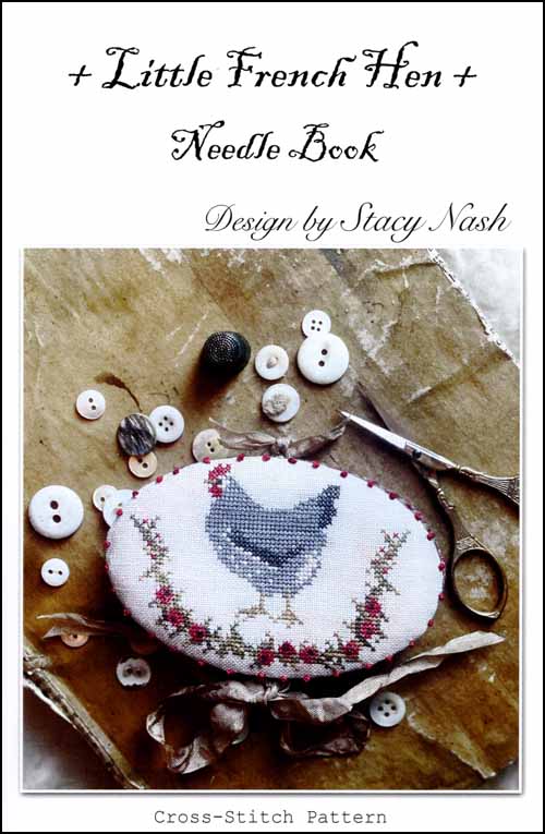 Little French Hen Needle Book - Chart
