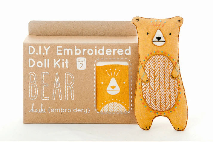 Kiriki Press Embroidered Doll Kits