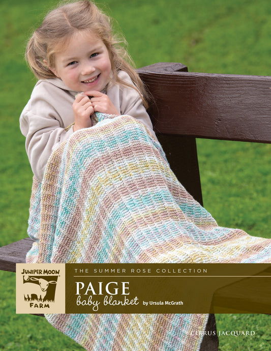 Paige Baby Blanket Pattern- Juniper Moon Farm