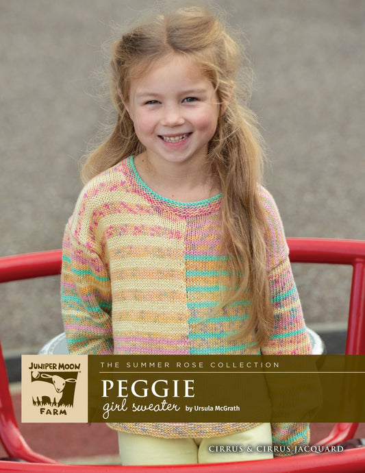 Peggie Girl Sweater Pattern - Juniper Moon Farm