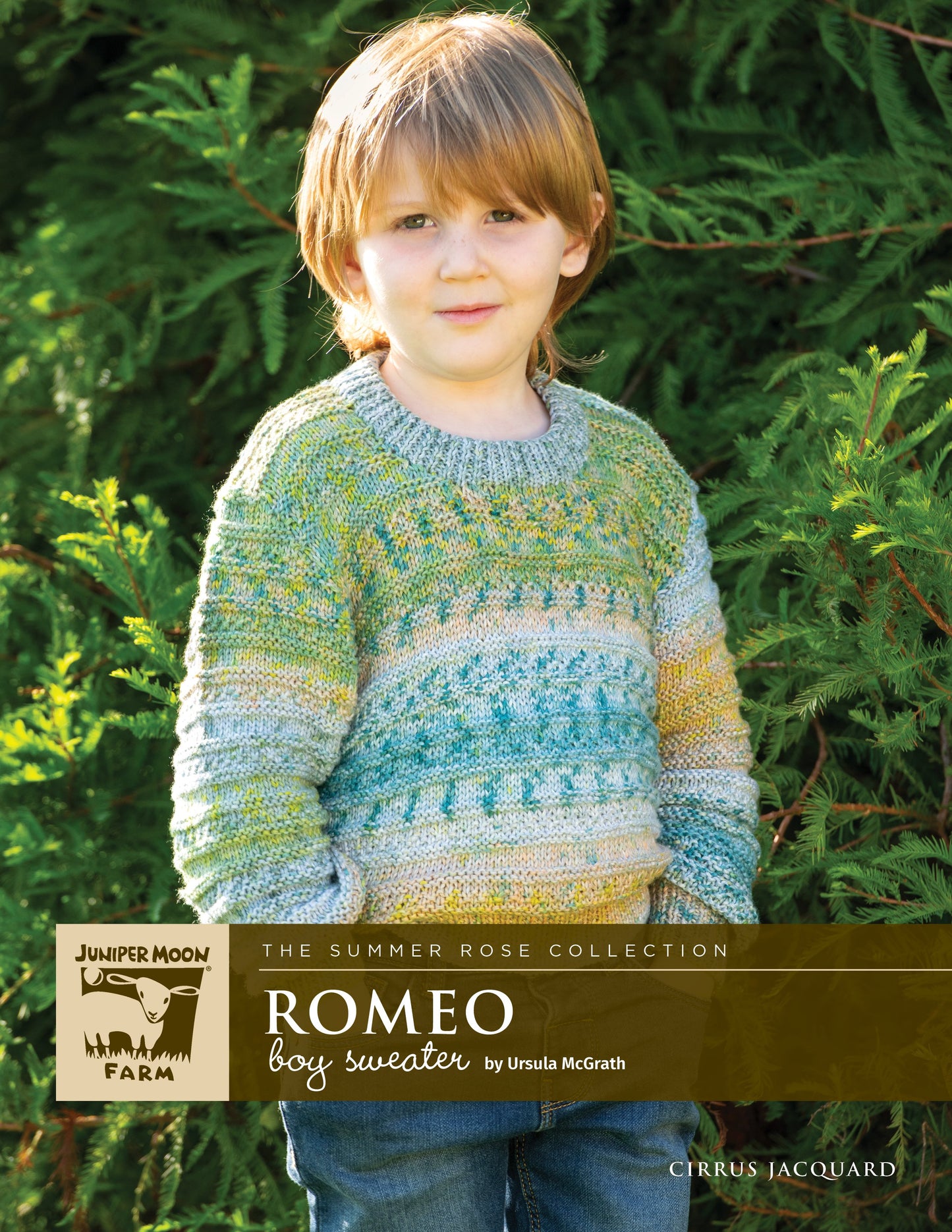 Romeo Boy Sweater Pattern- Juniper Moon Farm
