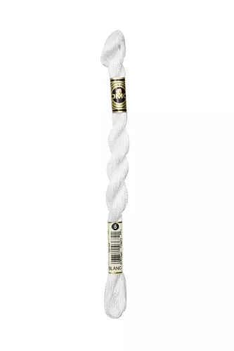 DMC Pearl Cotton Skein #5: Blanc, Ecru, B5200 & 48-470