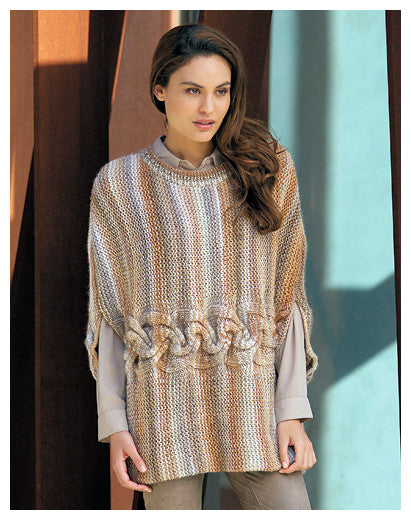 Katia Book No. 91 - Urban - Design 06 - Poncho in Azteca Milrayas