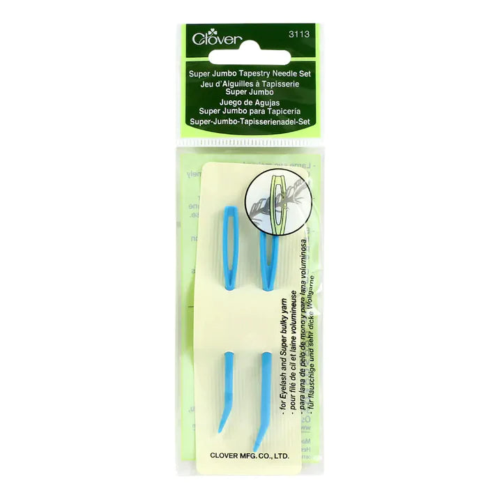 Clover 3113 Super Jumbo Tapestry Needles (Bent Point)