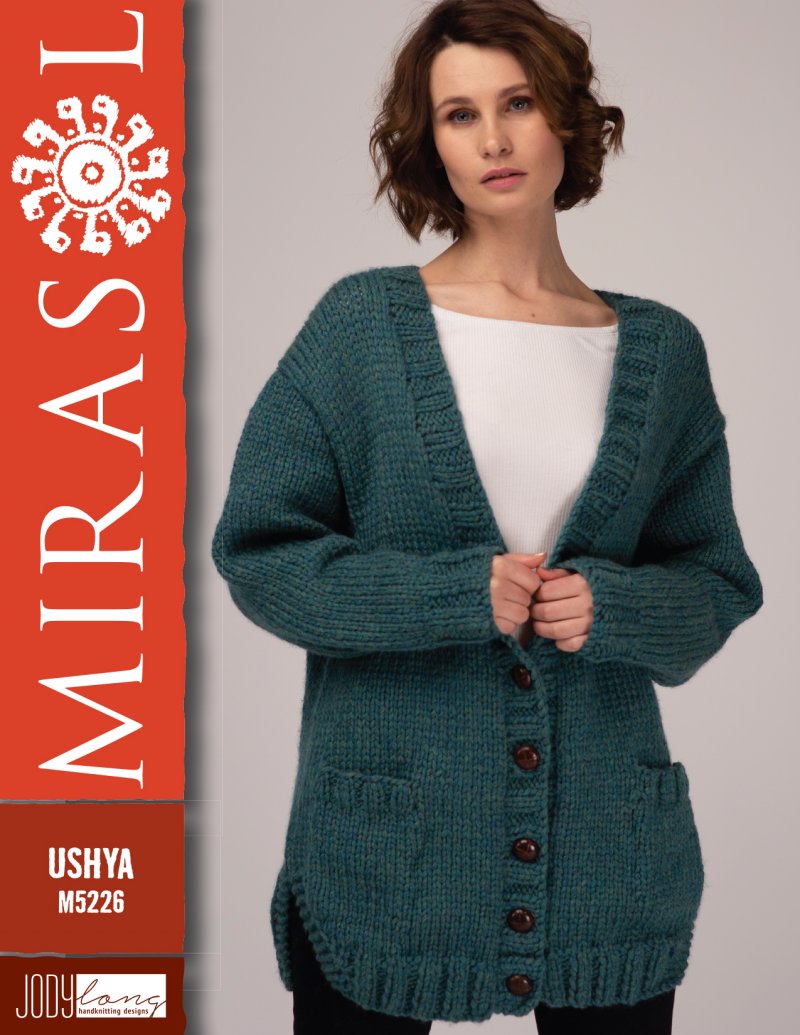 Ushya M5226 Alma Cardigan Pattern Leaflet