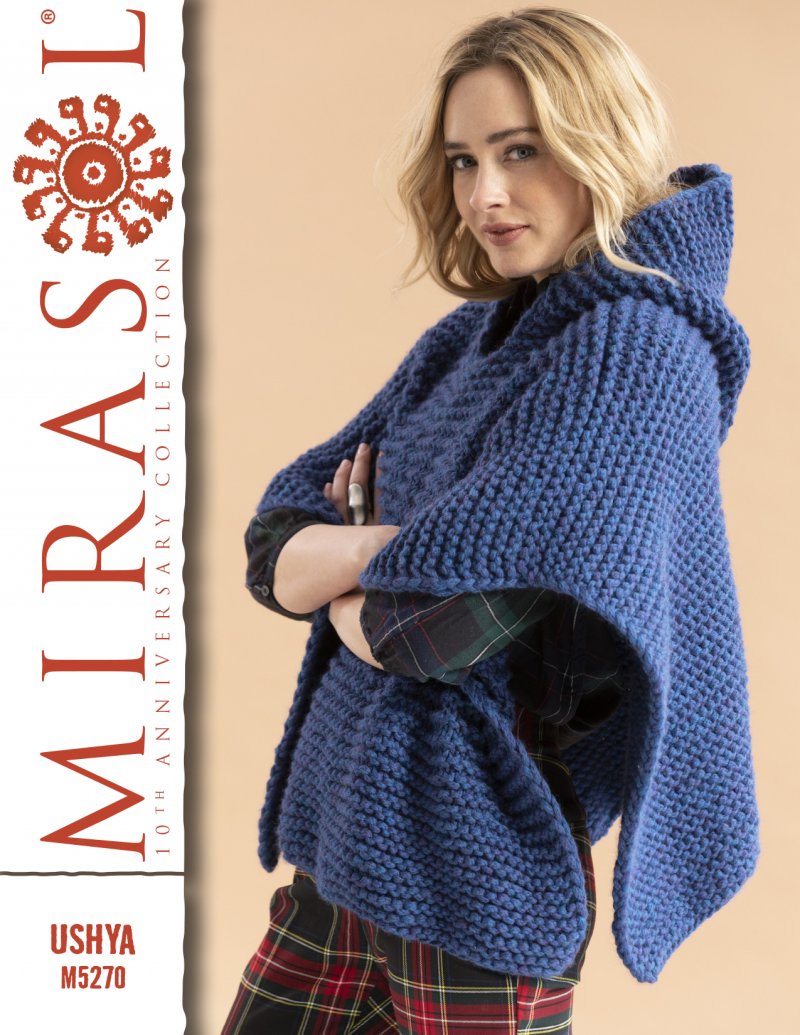 Ushya M5270 Georgette Hooded Poncho Pattern Leaflet