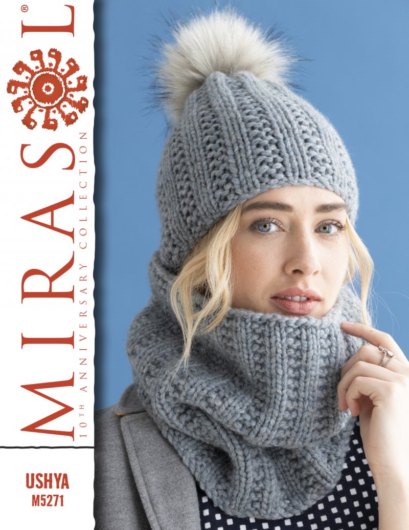 Ushya M5271 Christina Hat & Cowl Pattern Leaflet