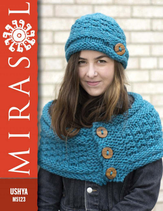 Ushya M5123 Bella Hat & Cowl Pattern Leaflet