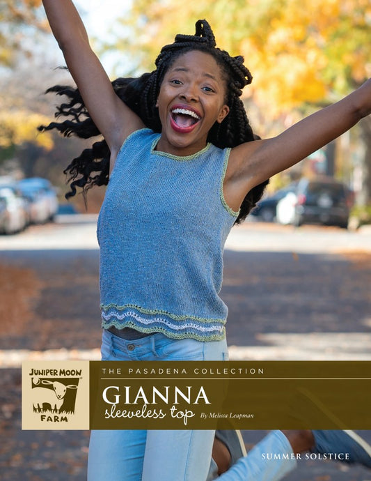 Gianna Sleeveless Top Pattern - Juniper Moon Farm