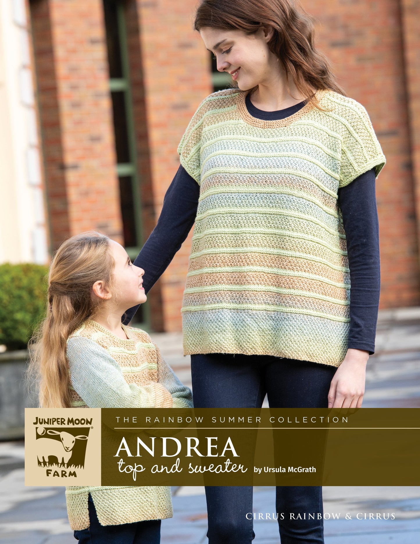 Andrea Top and Sweater Pattern Leaflet for Juniper Moon Farm